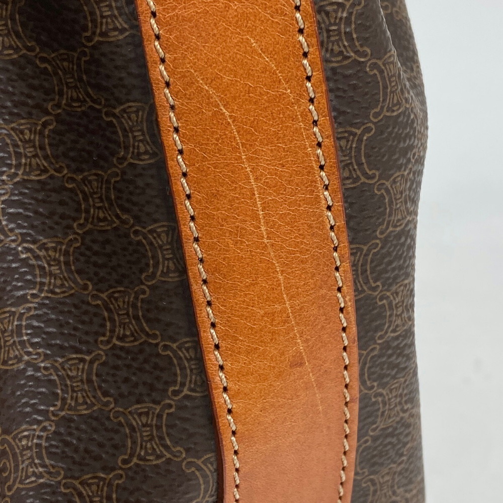 Celine Macadam Pattern Canvas Drawstring Shoulder… - image 2